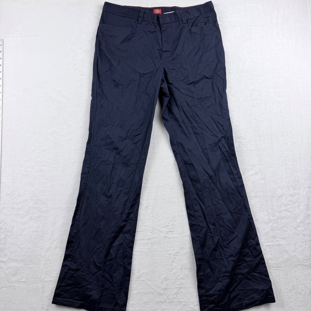 Dickies Pants Navy Blue Straight Leg 11RG